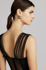 BUSTIER TULLE GOWN