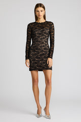 BODYCON LACE MINI DRESS