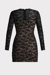 BODYCON LACE MINI DRESS