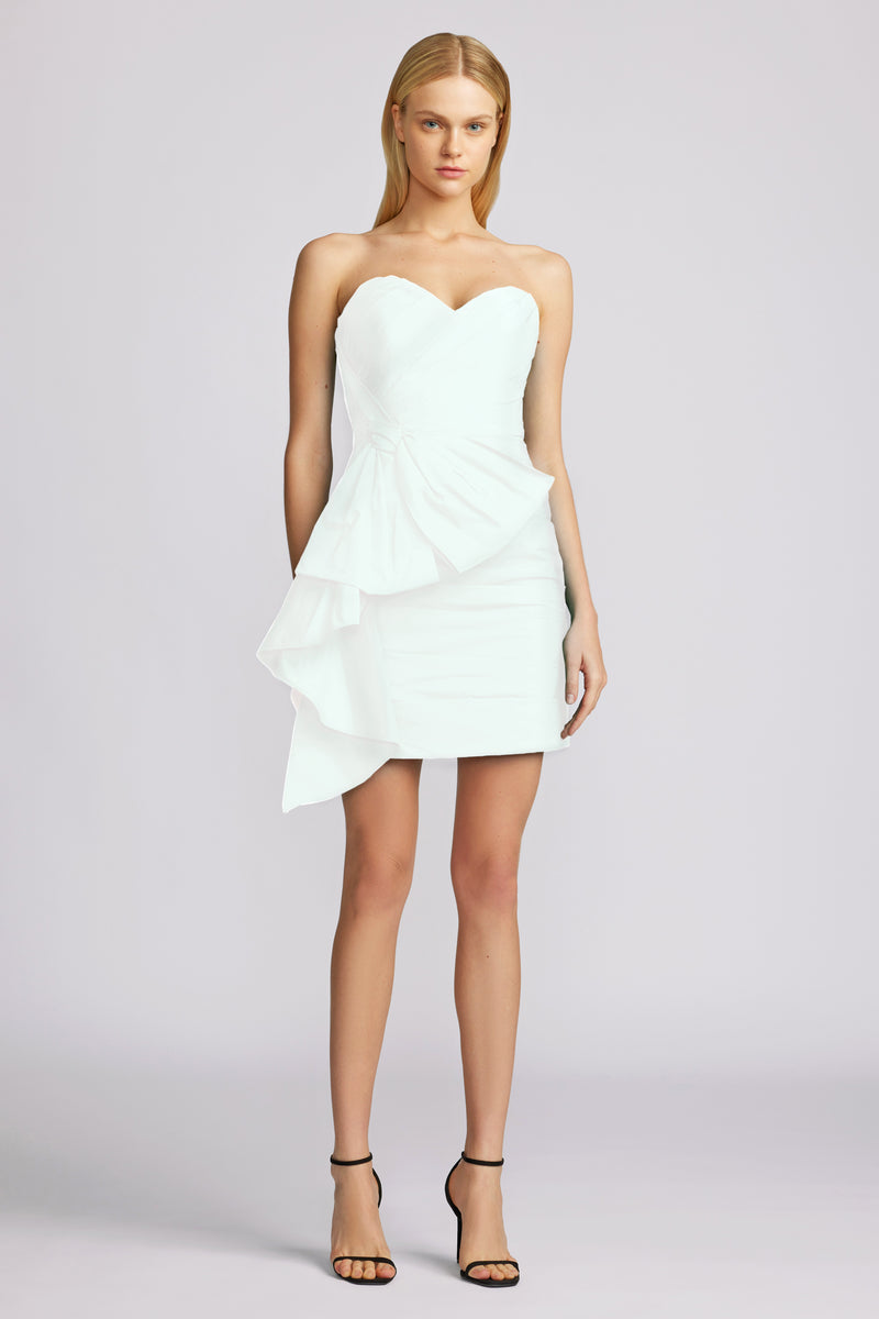 RUCHED BUSTIER DRESS