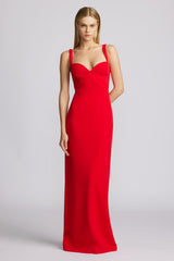 CREPE BUSTIER GOWN