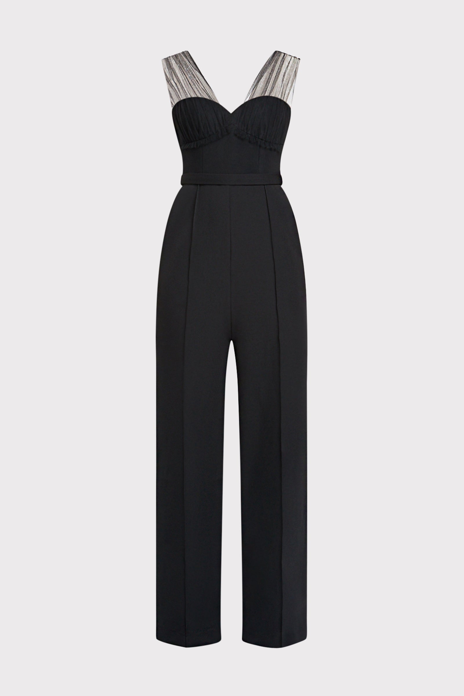 TULLE BUSTIER TOP JUMPSUIT – ZAC POSEN