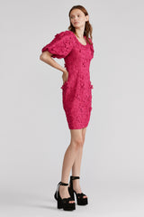 FLORAL 3D LACE DRESS