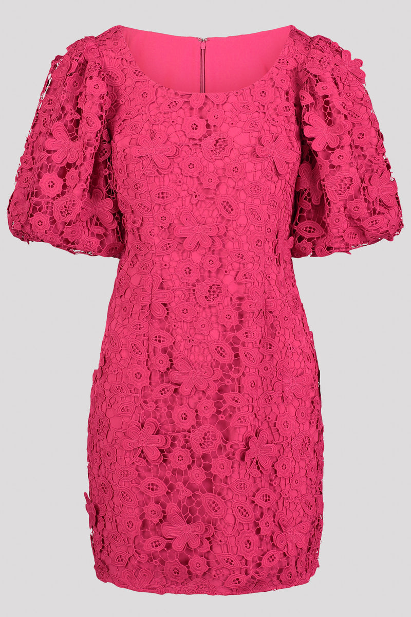 FLORAL 3D LACE DRESS