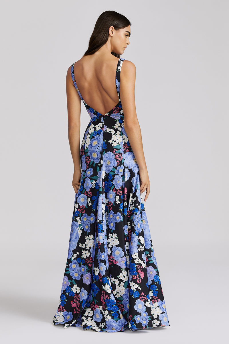 FLORAL PRINT GOWN